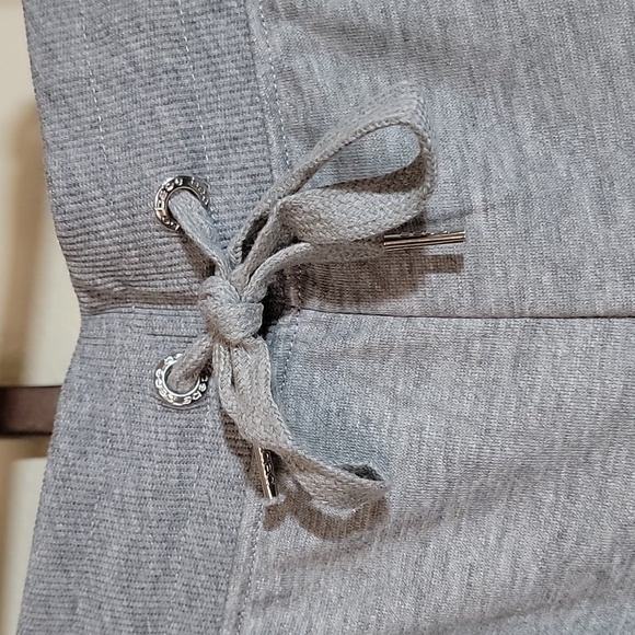 Bebe Sport Neon Logo Plus Size Jogger Heather Gray size 2X NWT - Picture 3 of 15